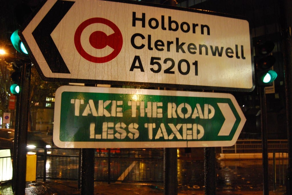 Take the road less taxed!